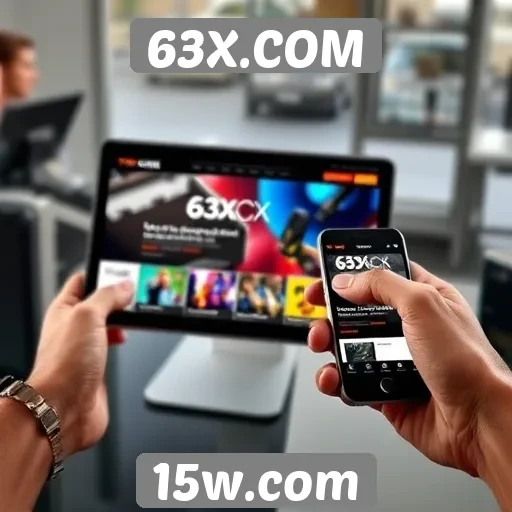 Acessibilidade do site 63X.COM para dispositivos móveis
